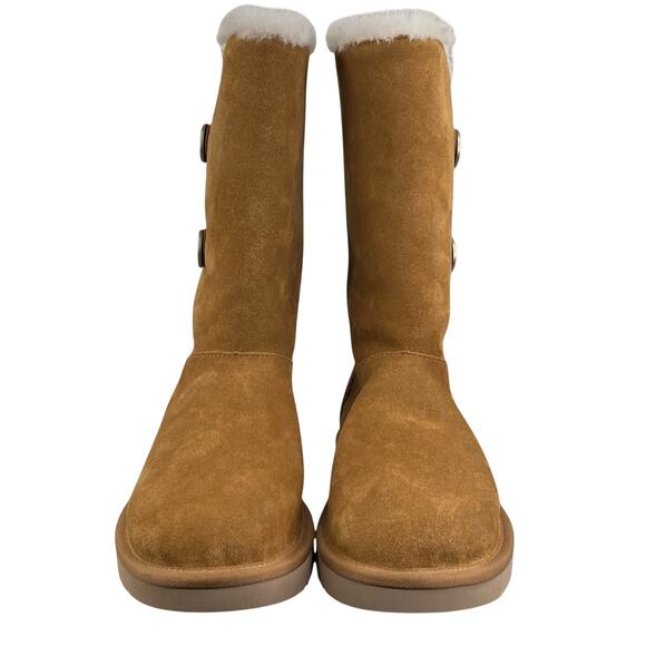 Koolaburra X UGG Women’s Kinslei Brown Suede Winter Boots Size US 7 - Picture 7 of 11